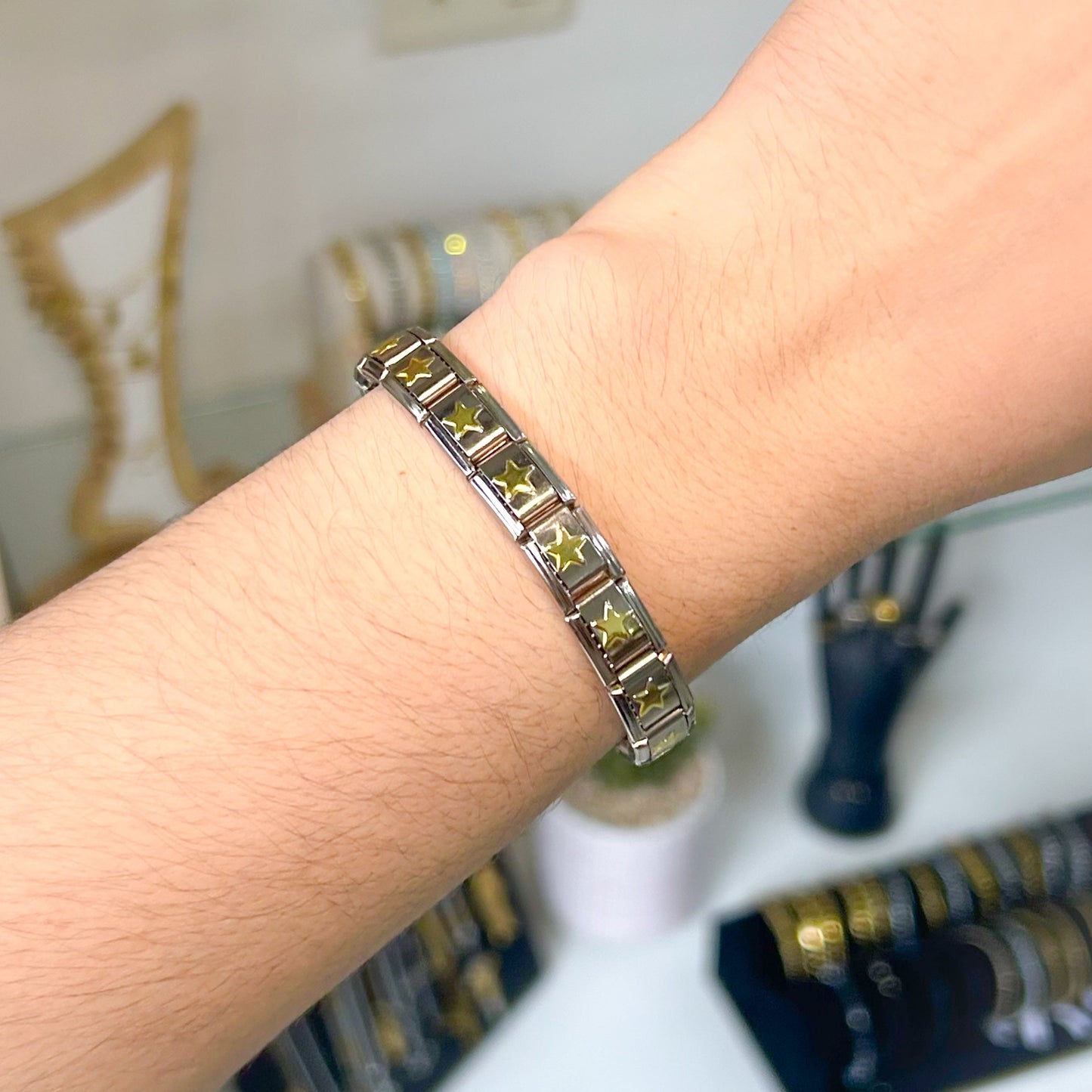 Brazalete Italiano Estrellas