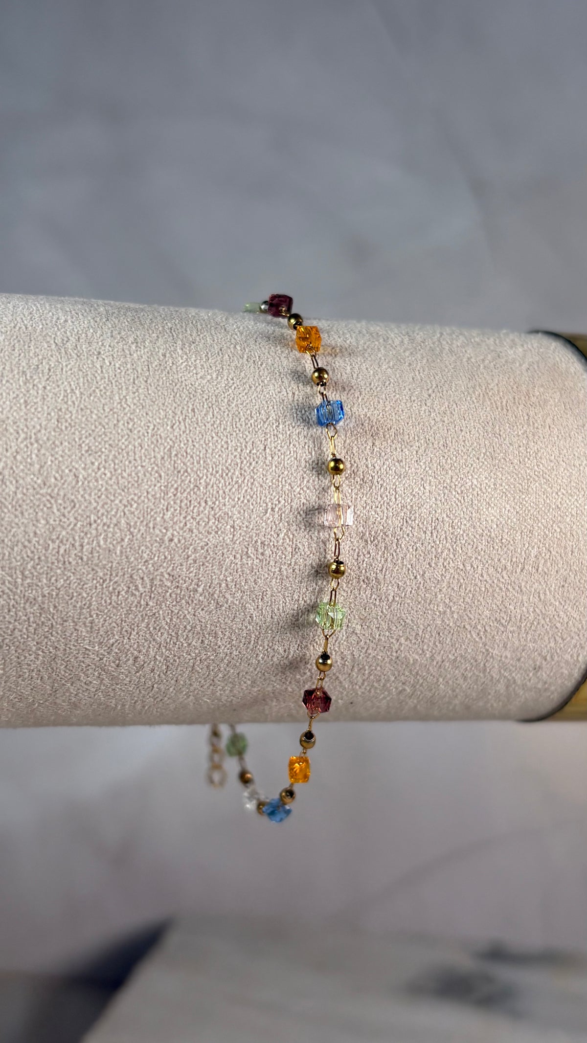 pulsera piedra colores