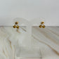 Aretes cereza dorado