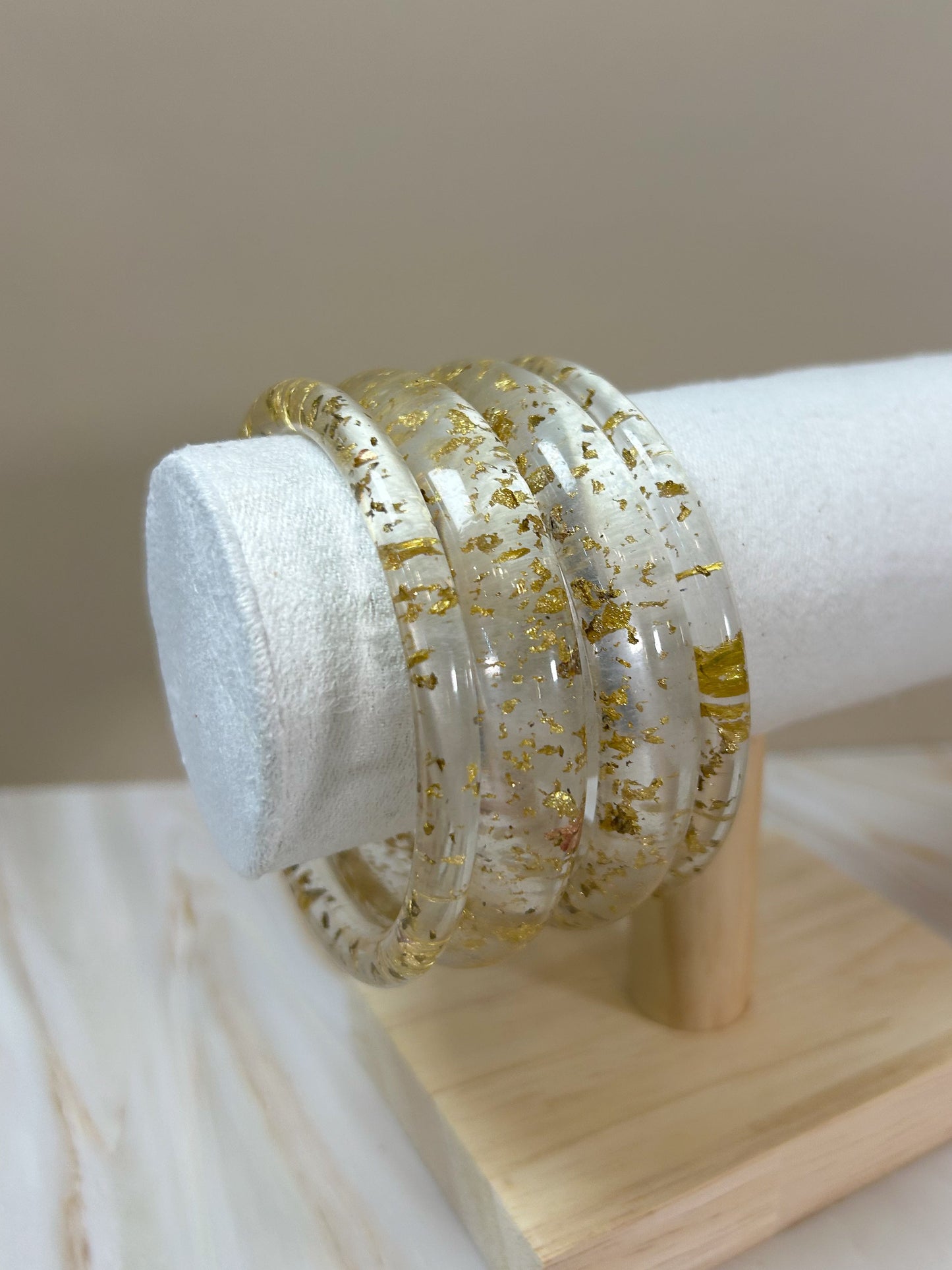 Pulsera Golden acrylica