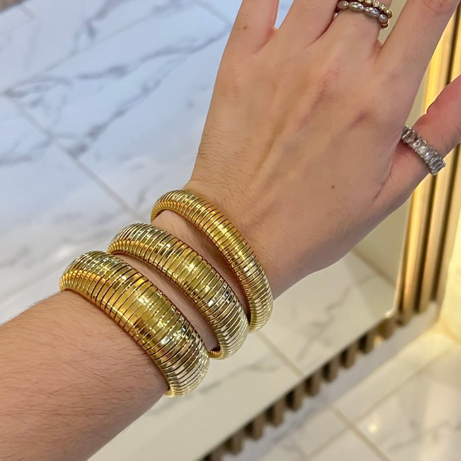 Pulsera Snake Dorado Chico