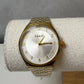 Reloj casio dorado blanco
