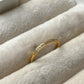 Anillo con brillito mitad