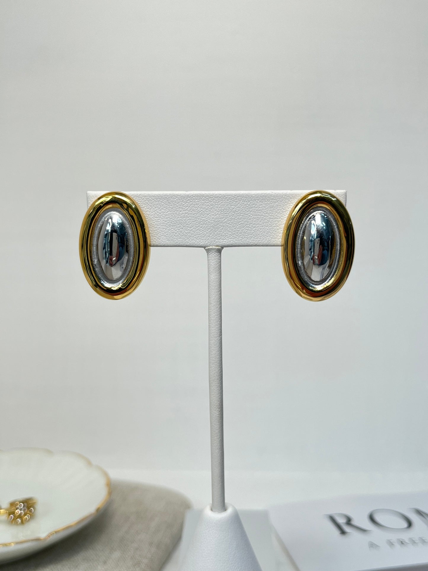 Aretes Olivia Bicolor