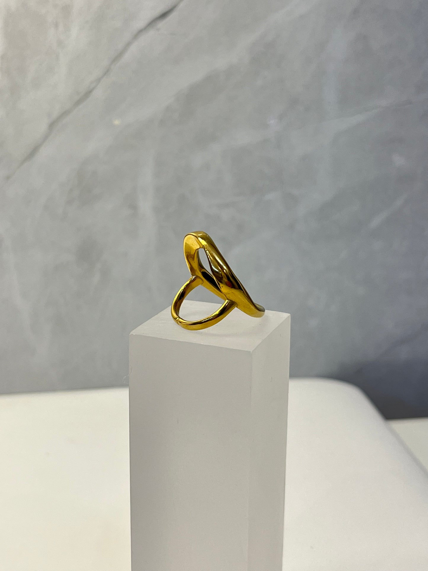 Anillo Olivia Dorado Ajustable