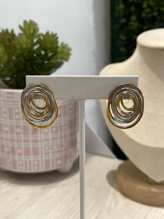 Aretes Olga Bicolor