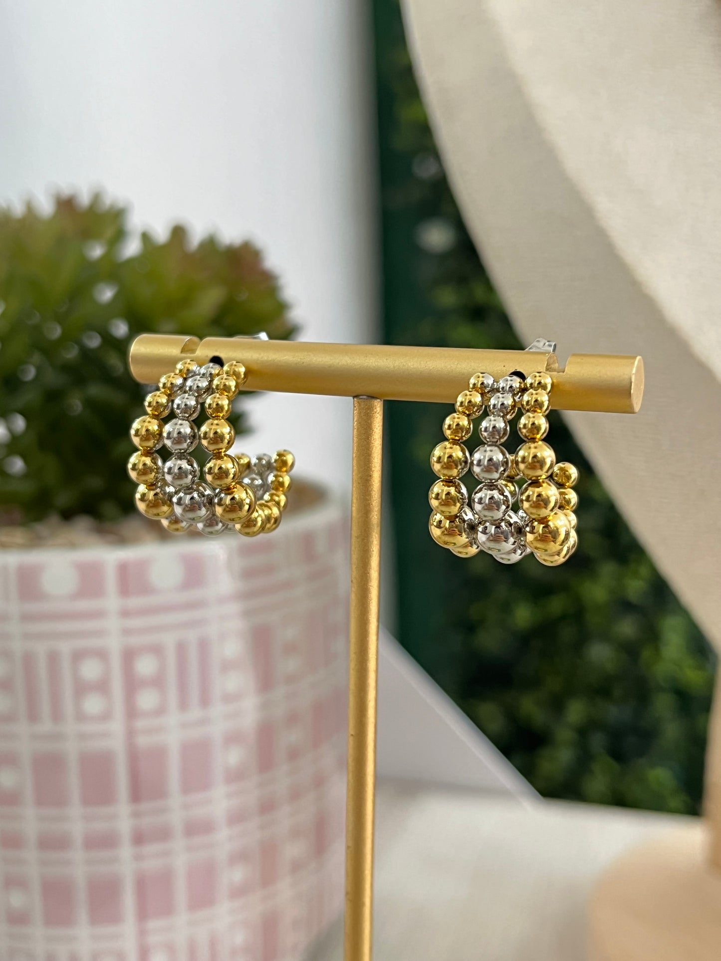 Aretes Bubble Bicolor