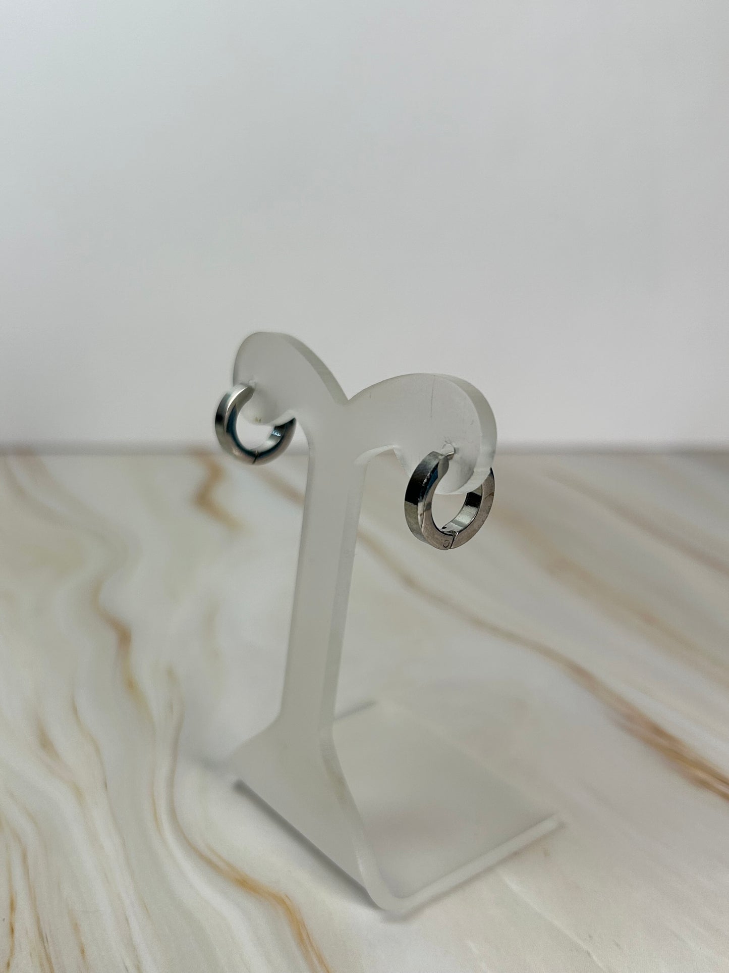 Argollas circular plata