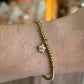 pulsera balines dije estrella dorado
