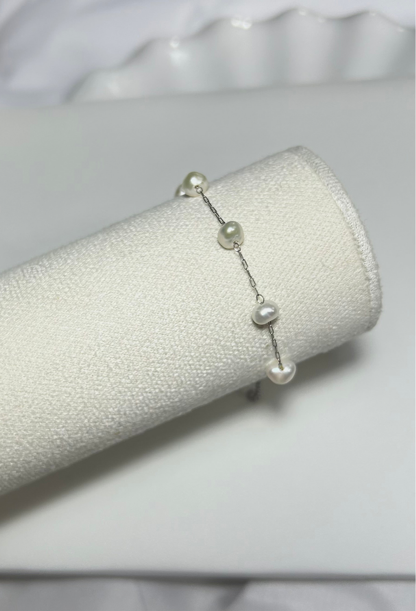 Pulsera Perla Rio Plata