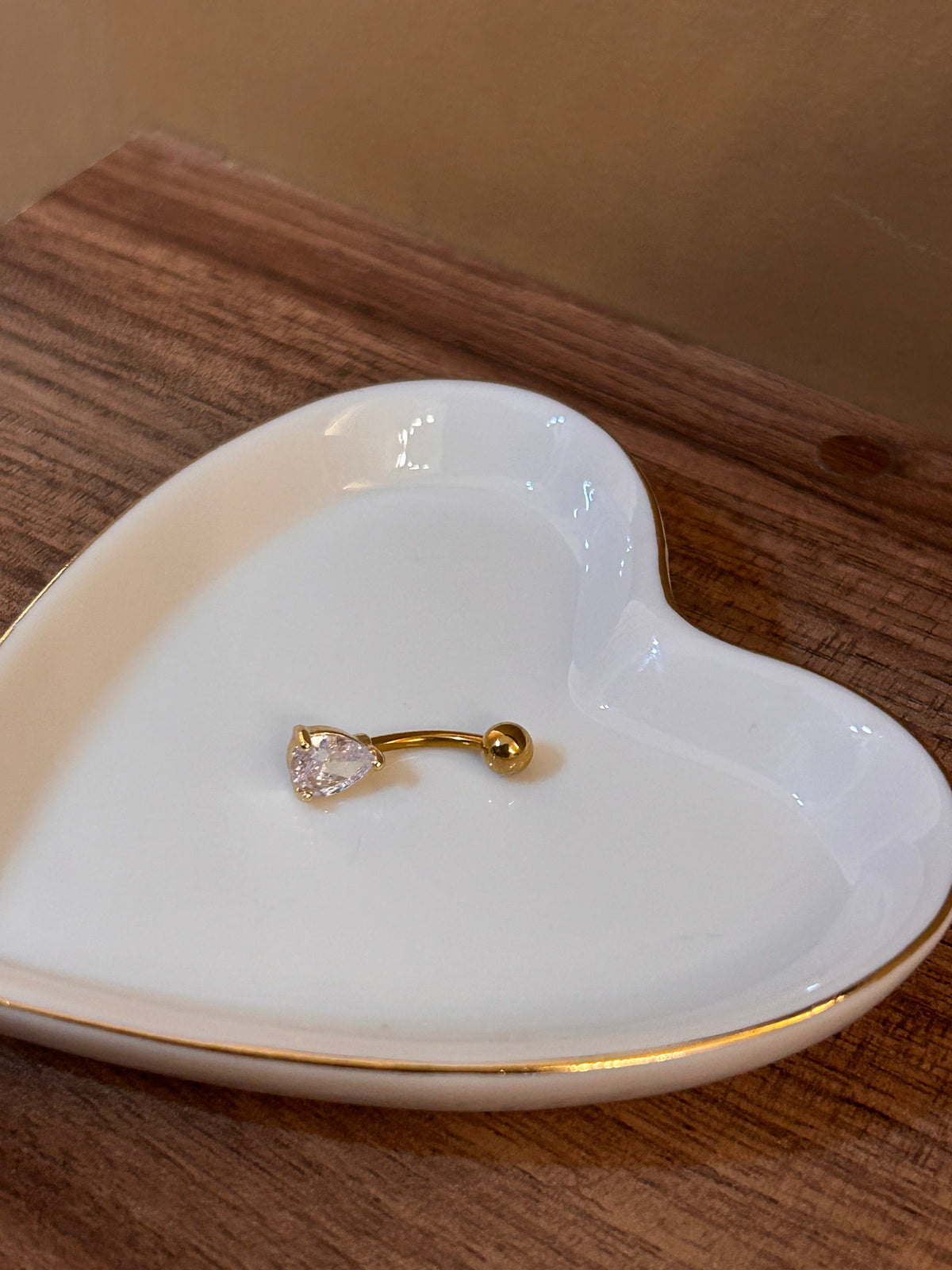 piercing ombligo diamond gota