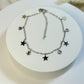 Tobillera Coin Star Silver