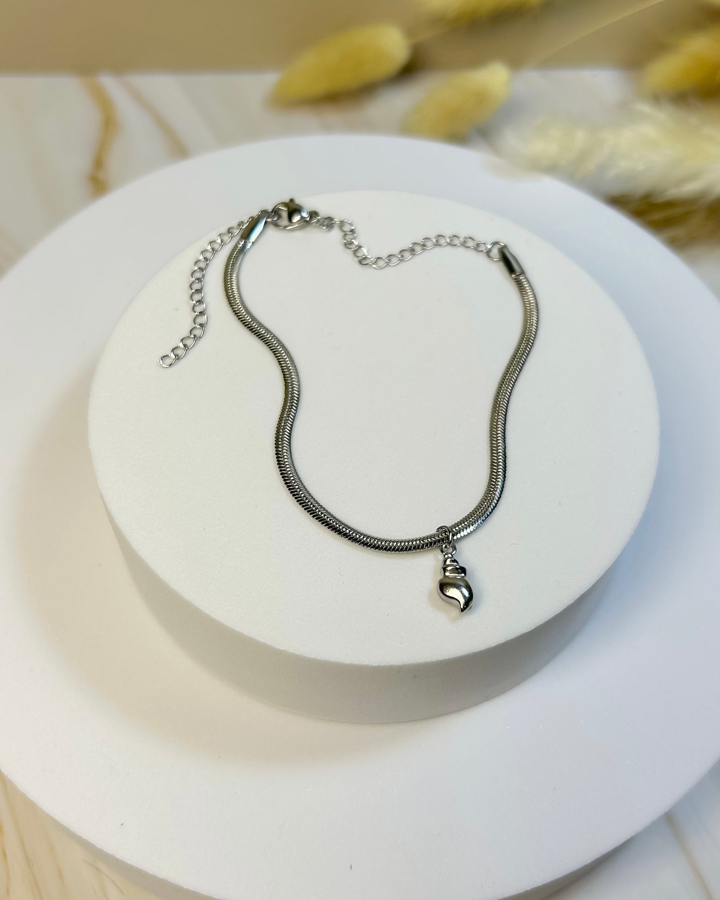 Tobillera Lisa Fire Silver
