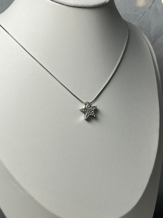 Collar Estrella Shine Plata