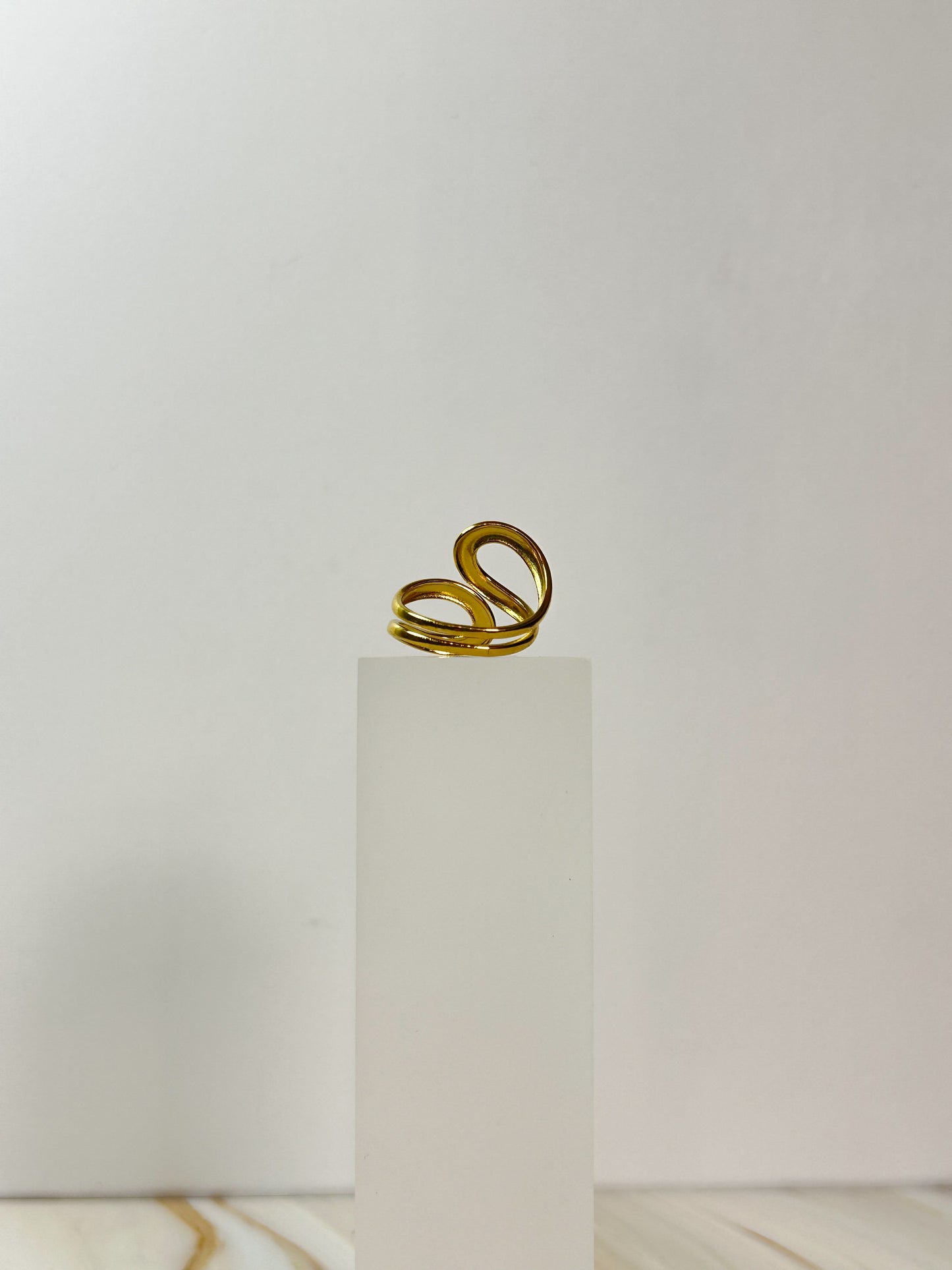 Anillo serpiente golden