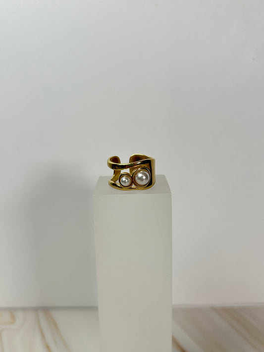 Anillo perlas