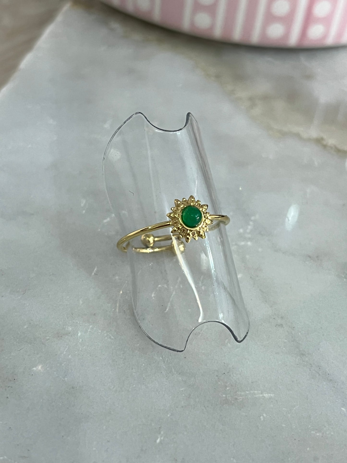 Anillo Sol Verde