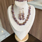 Collar & Aretes piedra hermosas
