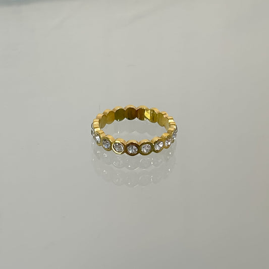 Anillo diamond dorado