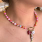 Collar Bali Rosa & Charms