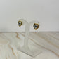 Aretes corazón de cristal