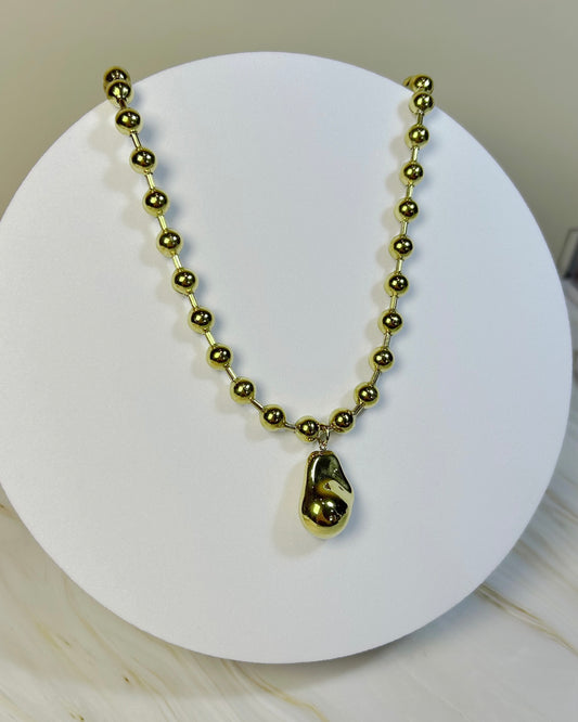 Collar Bali Rock Gold