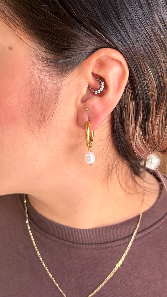 hoops perla grande