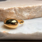 Anillo gota clásico dorado