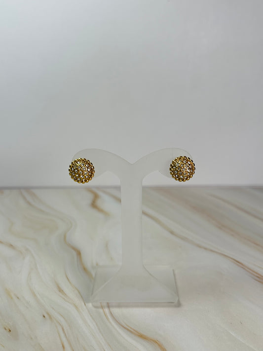 Aretes circular brillos