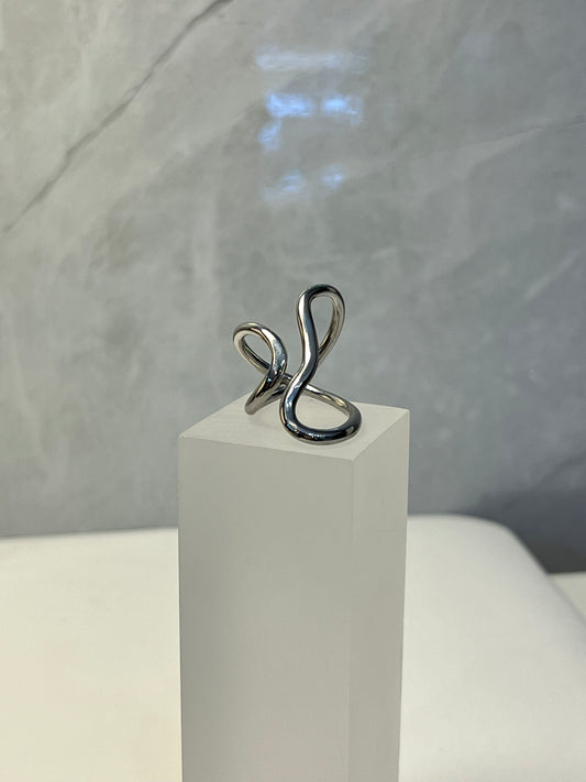 Anillo Irene Liso Plata