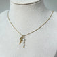 Collar caracol y perlas mini