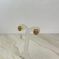 Aretes circular brillos