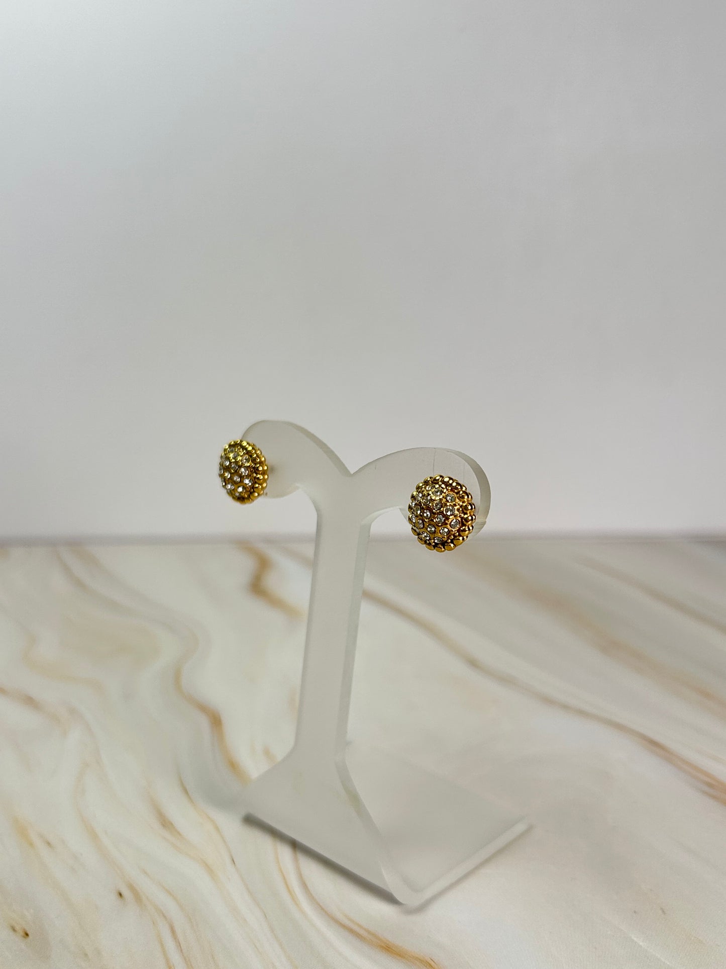 Aretes circular brillos