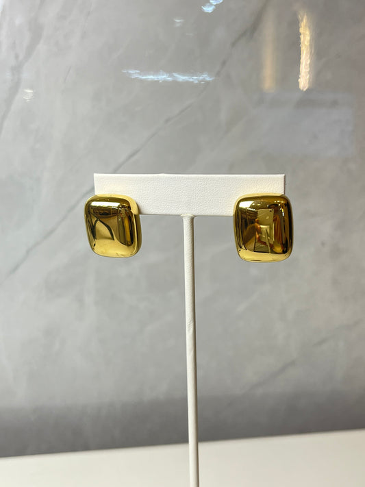 Aretes Cuad Dorado