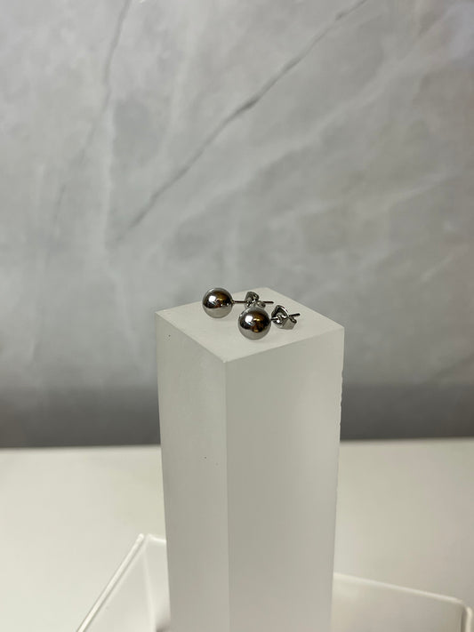 Aretes Ball Tiny Plata