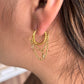 Aretes Chain & Shine