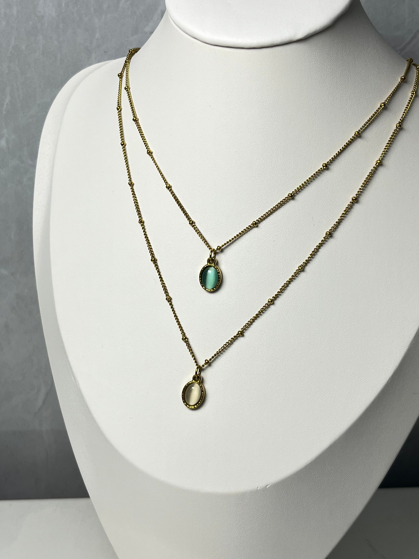 Collar Olivia Mini Azul