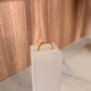 Anillo corazón mini dorado