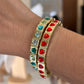 Pulsera Green Hearts