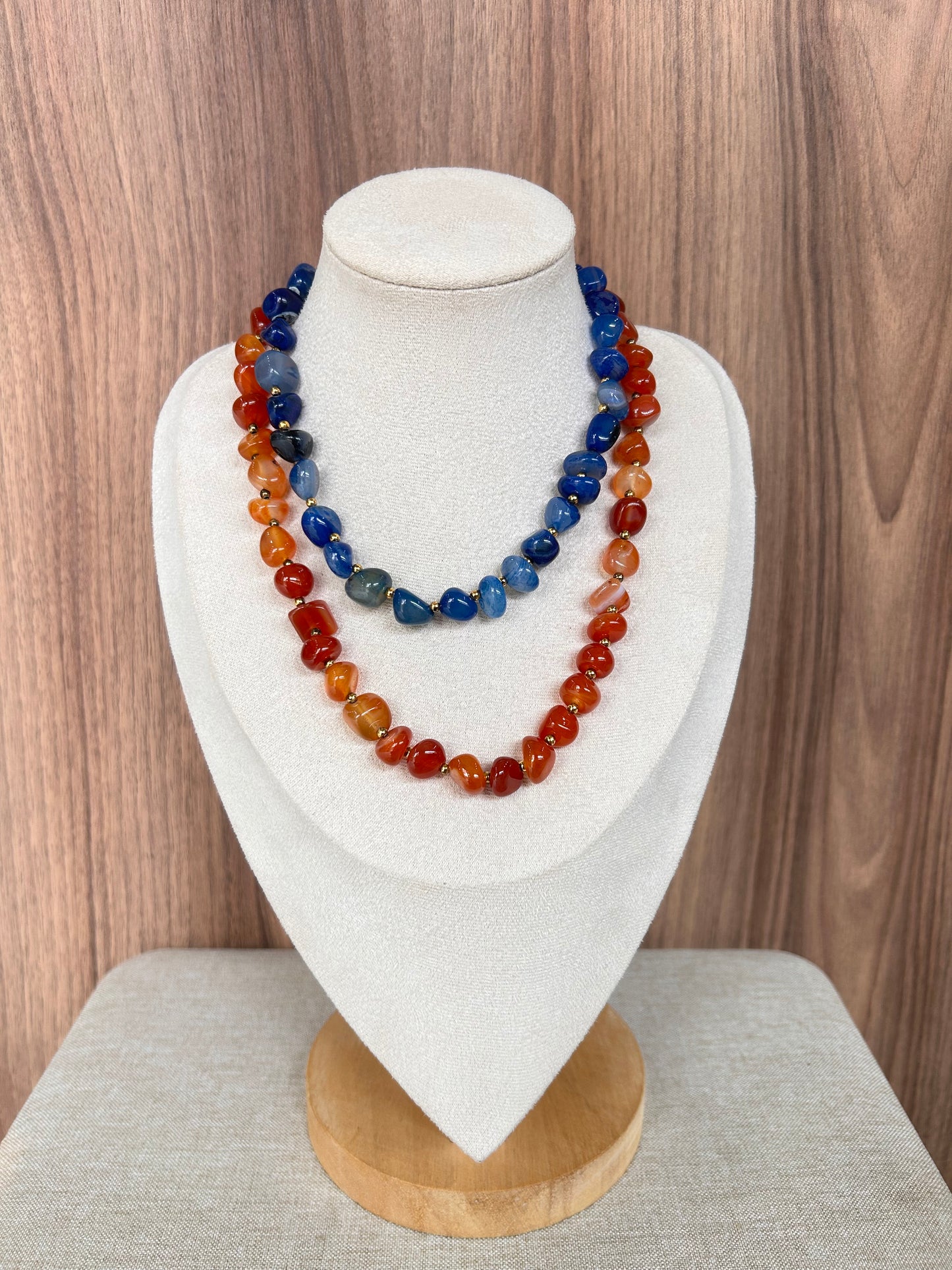 Collar piedra azul