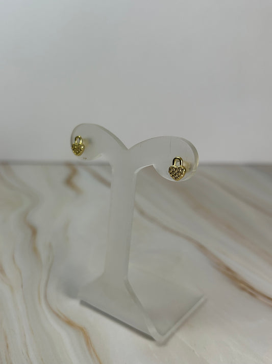 Aretes corazón herradura