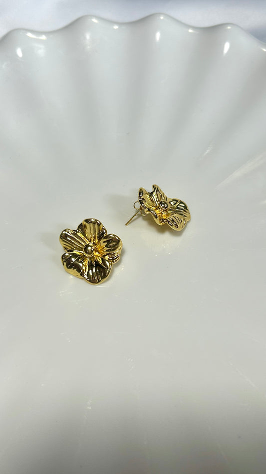 Aretes Chunky Flower
