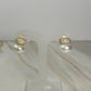 Aretes gota doble golden