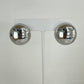 Aretes Maxi Ball Plata