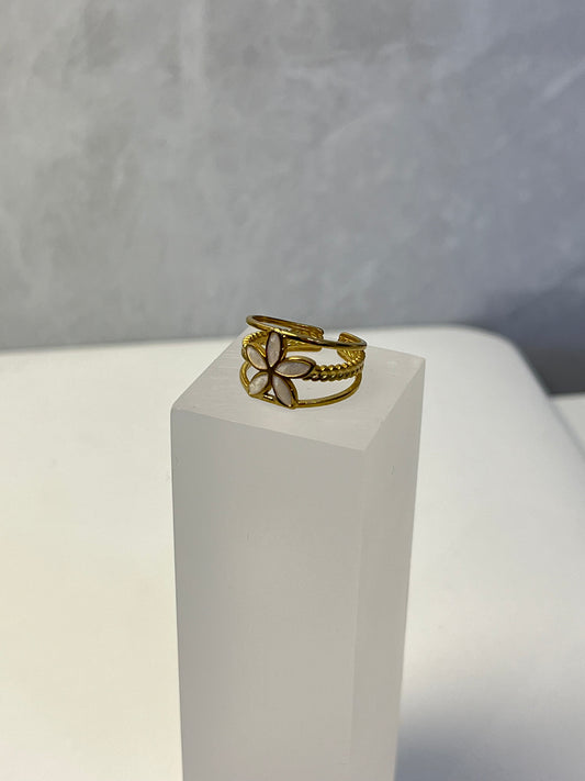 Anillo Flor Marmol