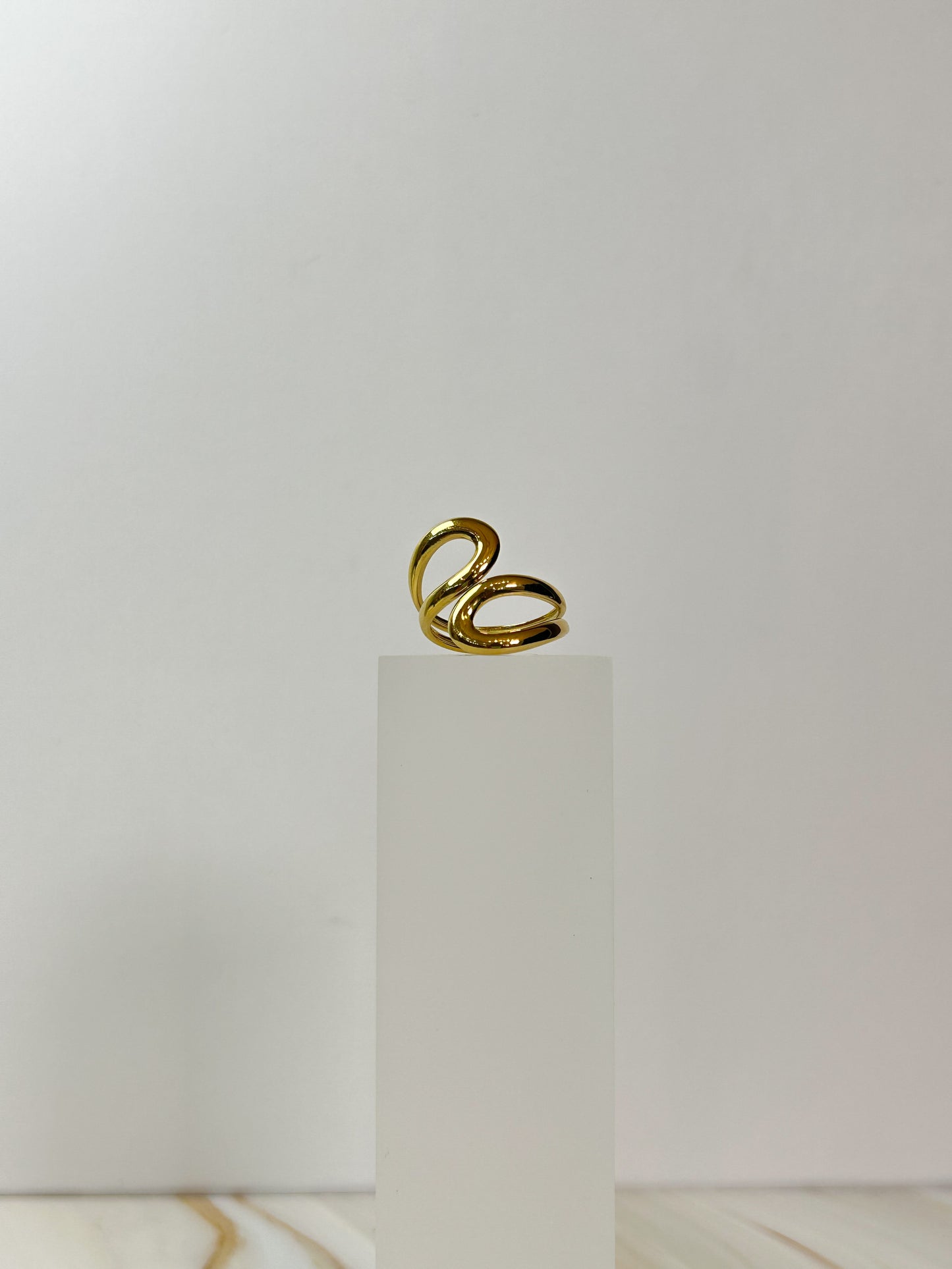 Anillo serpiente golden