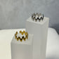 Anillo Bubble Brick Dorado