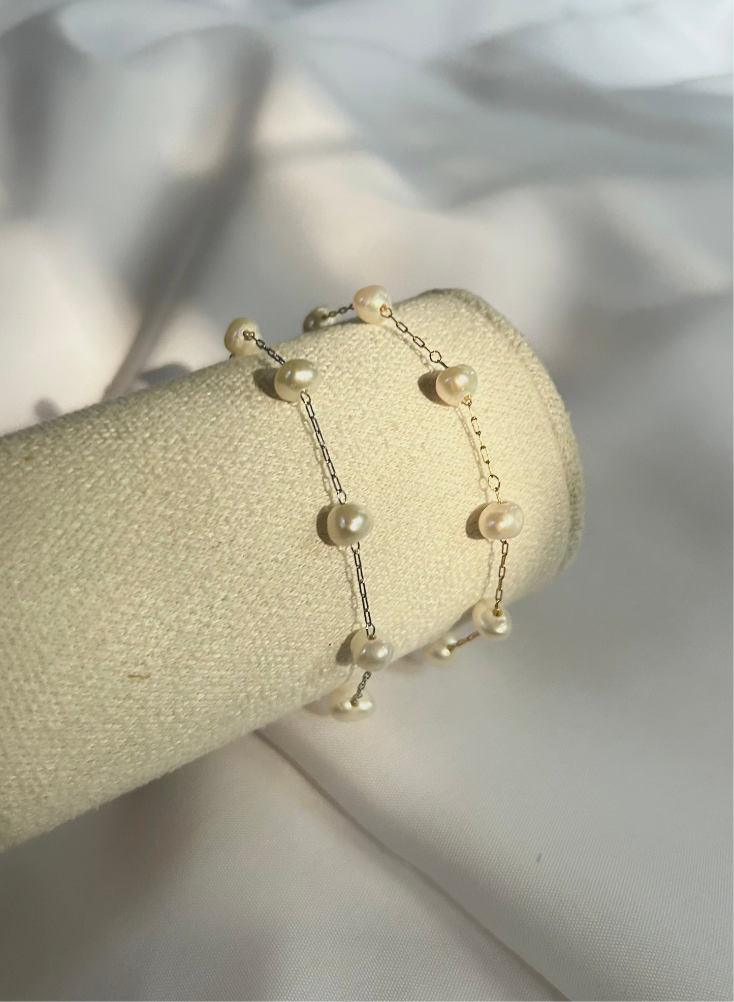 Pulsera Perla Rio Plata