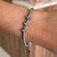 pulsera balines trebol plata