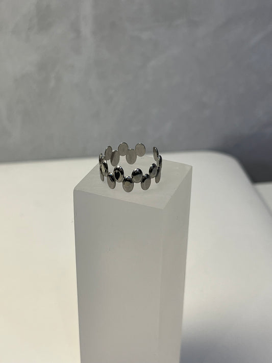 Anillo Bubble Brick Plata